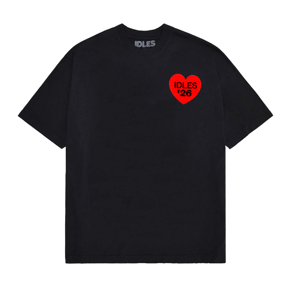 2026 Heart Tour Date Back T-Shirt - IDLES Official Store