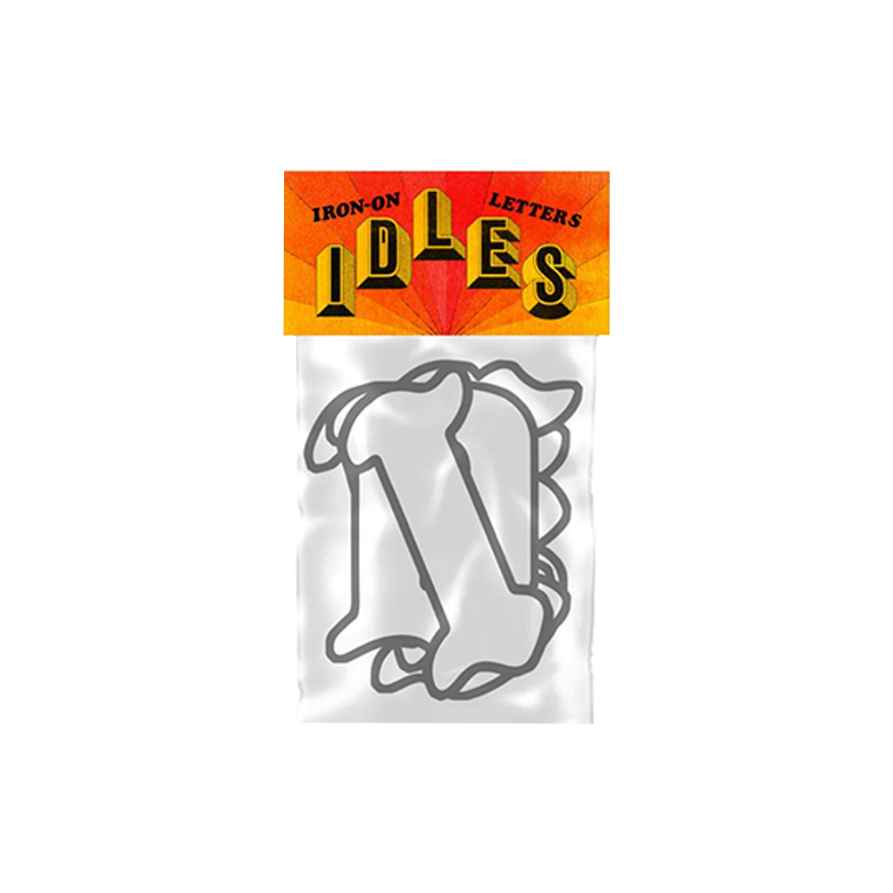IDLES Iron-on Letters
