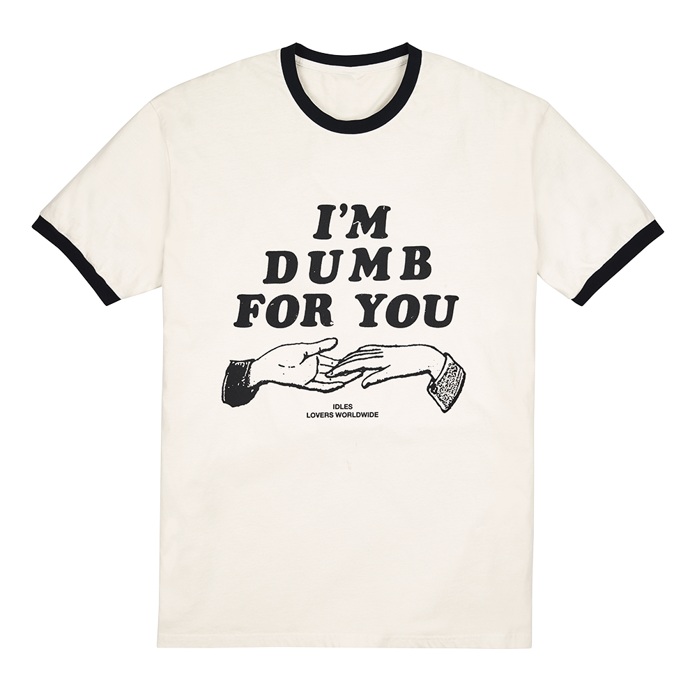 I'm Dumb Ringer T-Shirt Front