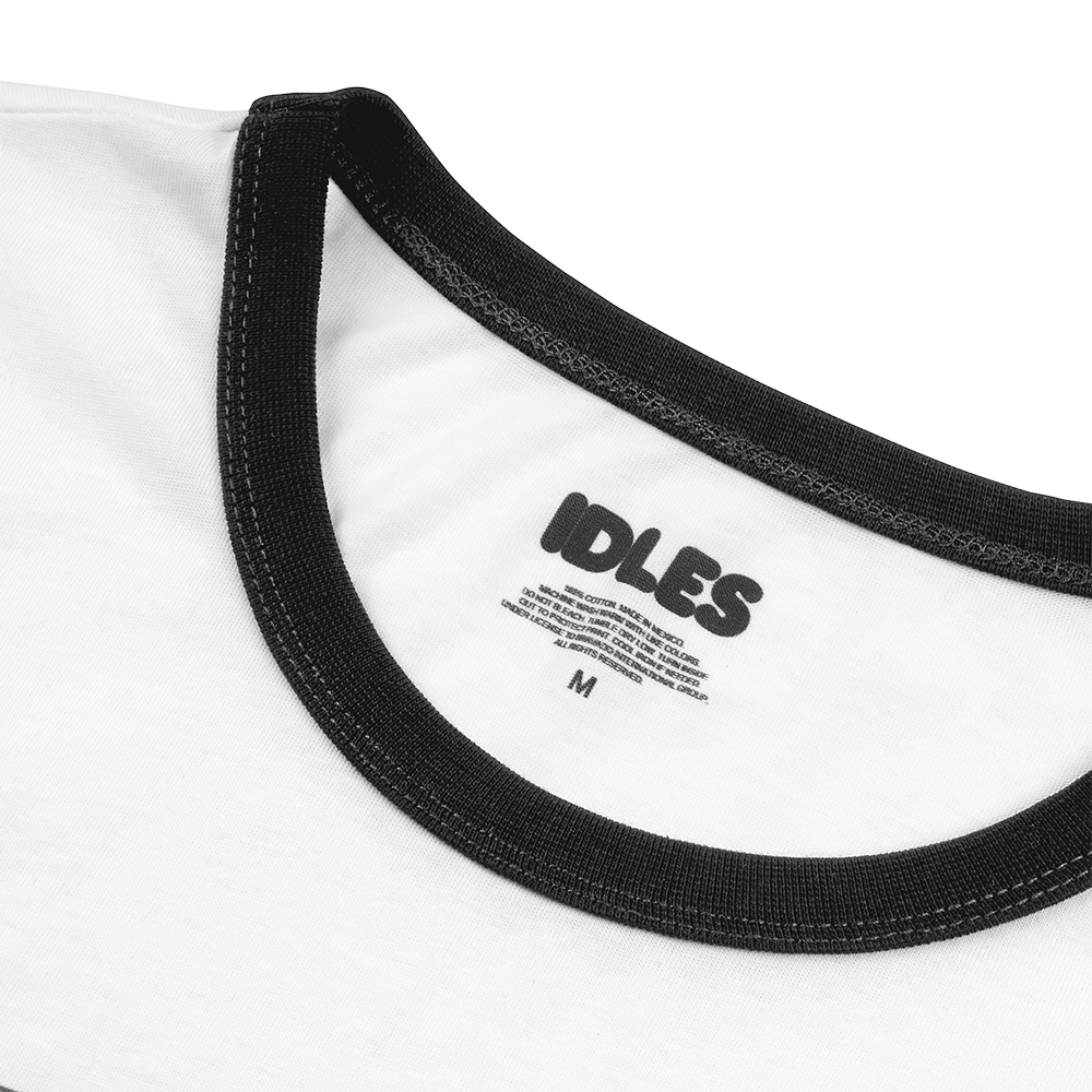 F U I'M A LOVER WOMEN'S RINGER Collar Detail