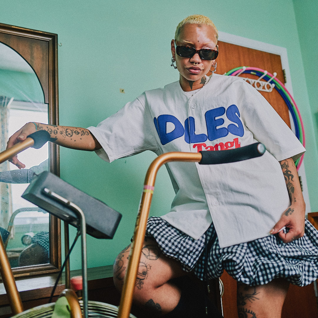 TANGK BASEBALL JERSEY On Model