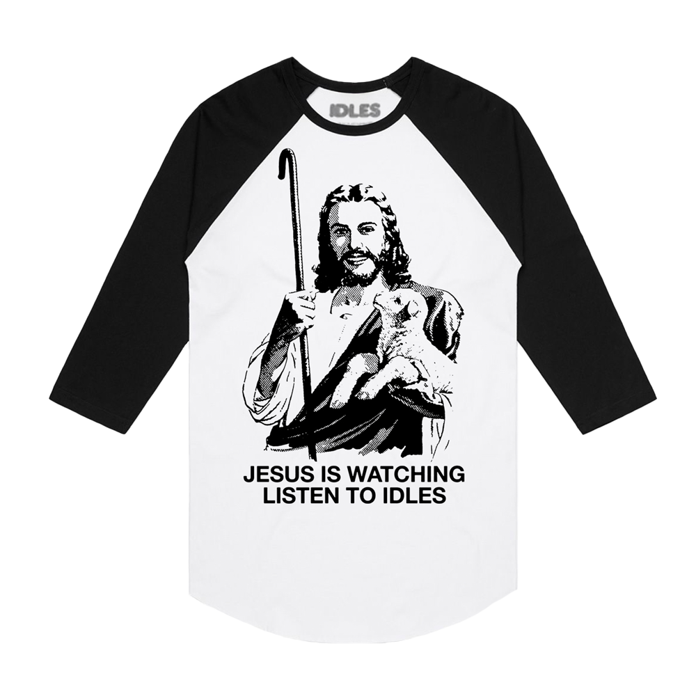Jesus Is Watching Raglan