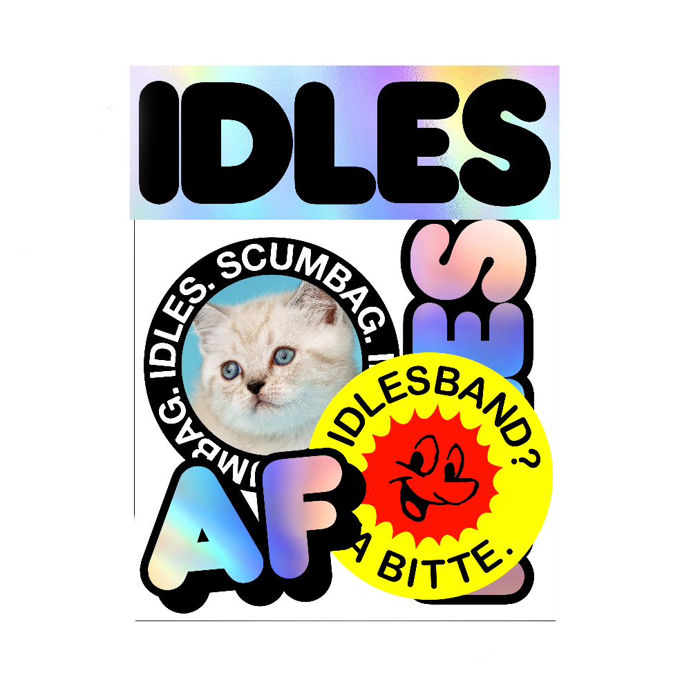 IDLES 2026 Tour Sticker Pack