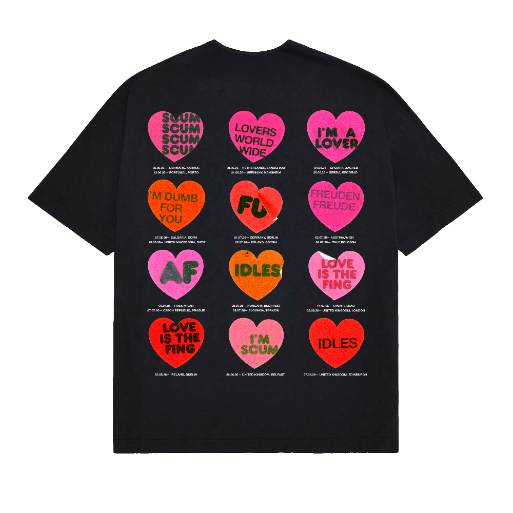 2026 Heart Tour Date Back T-Shirt Back