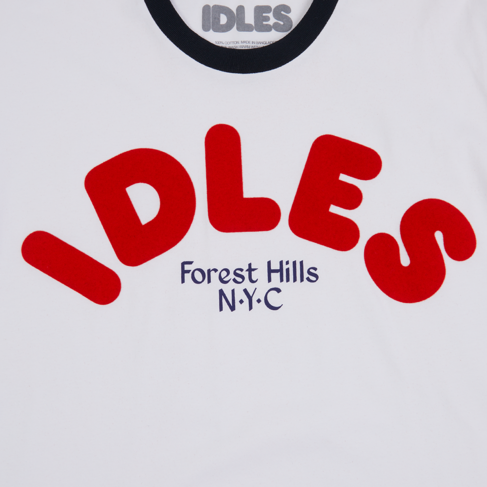 IDLES Forest Hills Ringer T-shirt Detail