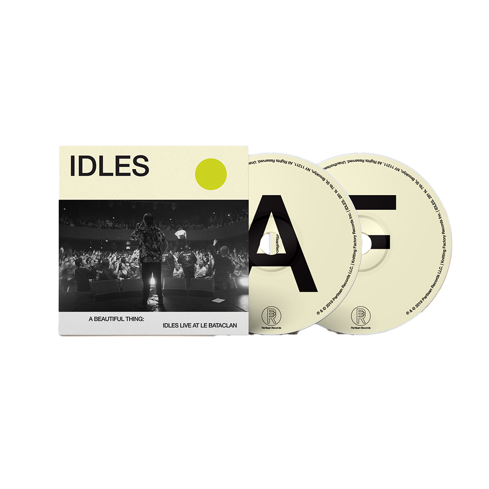 A BEAUTIFUL THING – IDLES LIVE AT LE BATACLAN (2CD) Front
